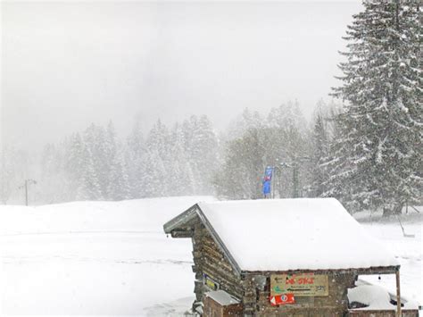 La neige est tombée sur les Alpes les superbes images en Isère