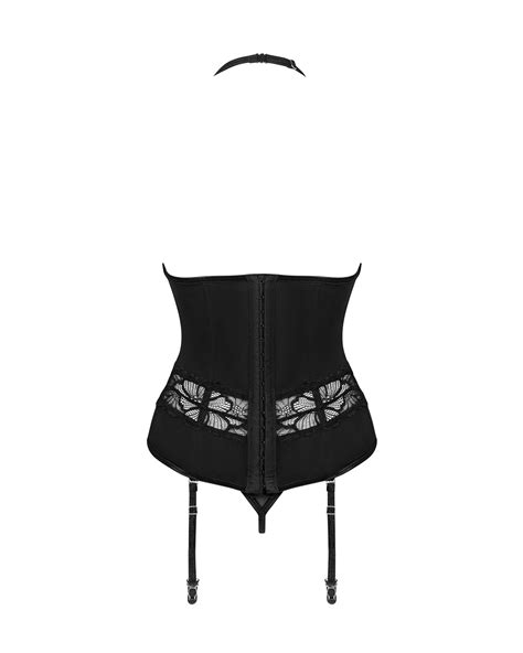 Obsessive Lingerie Serafia Sensuale Corsetto Trasparente