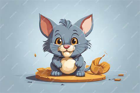 Premium AI Image | Cute tom and Jerry cartoon vector illustration