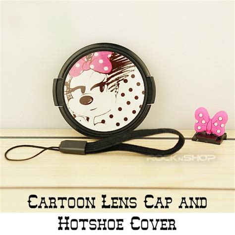 Minnie Mouse Cartoon Lens Cap Or Hot Shoe Cover Shopee Philippines