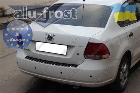 Накладка на задний бампер Фольксваген Поло 5 в Украине