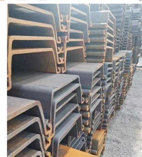 Larssen Hot Rolled Sheet Sheet Pile Pile U Z Type Cold Rolled Steel For Retaining Wall Non Alloy