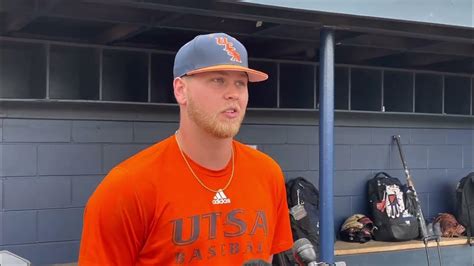 Utsa Baseball Rhp Simon Miller Interview 41923 Youtube