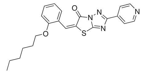 E Hexyloxy Benzylidene Pyridinyl Thiazolo B