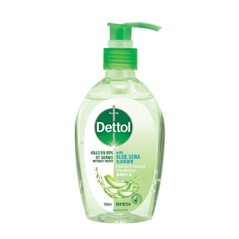 Dettol Hand Sanitizer Aloe Vera 500ml Dettol Mannings Online Store