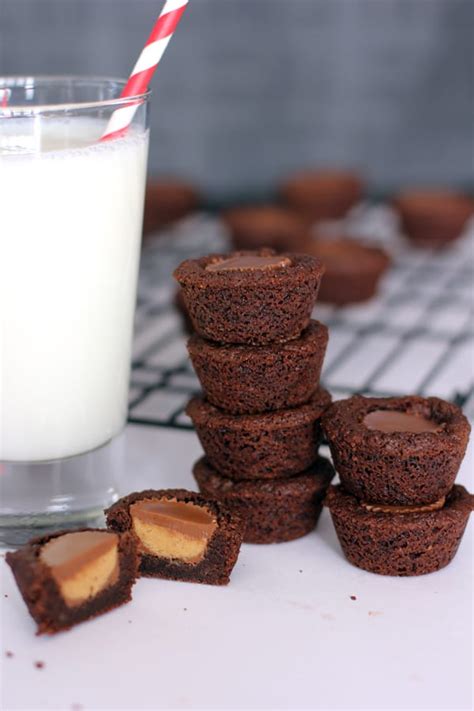 Peanut Butter Cup Brownie Bites