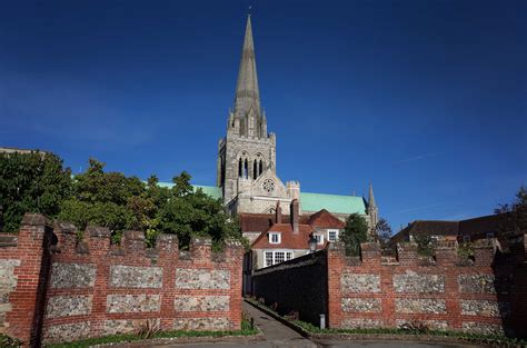 Chichester Cathedral And The Bell Tower Chichester 1928 Britain