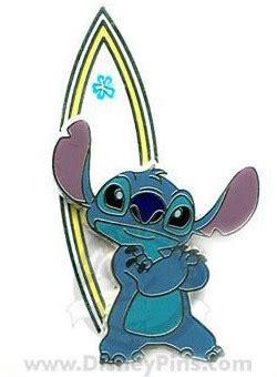 46108 - Stitch with Surfboard - Lilo & Stitch