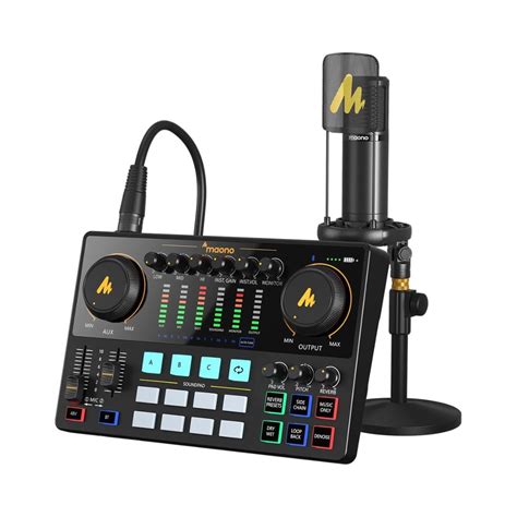 Maonocaster Ame A All In One Podcast Audio Interface Bundle Dj Corner