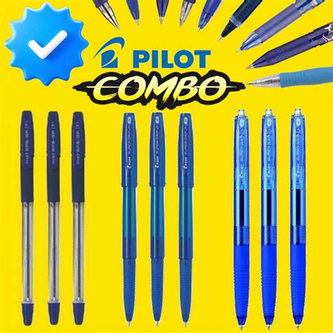 Ручка шариковая синяя PILOT 0,7мм. (Комбо моделей: BPS-GP F - 3шт., BPS ...