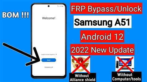 Samsung A Frp Bypass Without Pc Android Unlock Google Lock