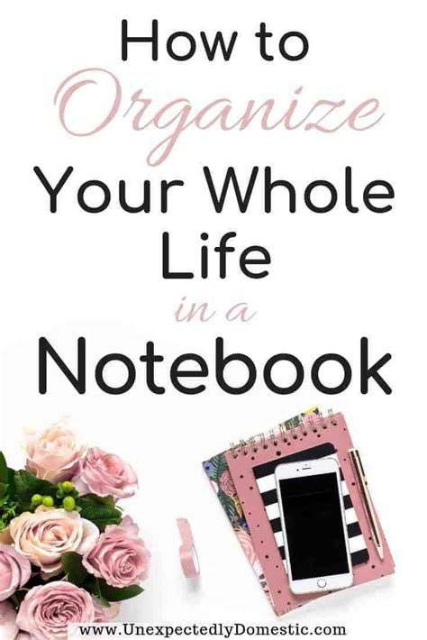 Which Lists To Make To Organize Your Life In A Notebook These Are Fun