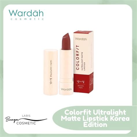 Jual Wardah Colorfit Ultralight Matte Lipstick Korean Edition