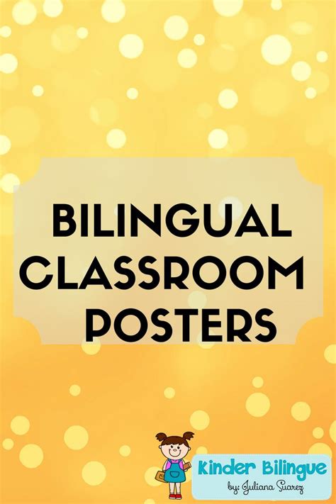 Pin By La Mami Bilingüe On Bilingual Classroom Posters Classroom