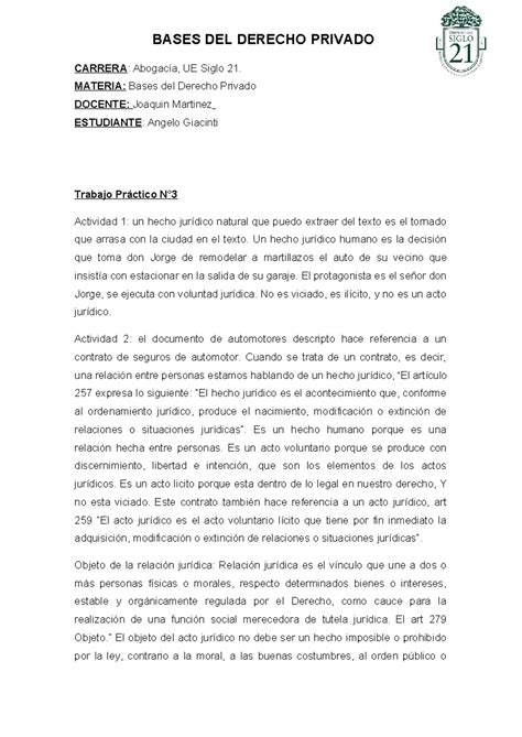 Bases Del Derecho Privado Bases Del Derecho Privado Carrera