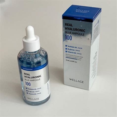 【serum Wellage Real Hyaluronic Blue Ampoule 100】