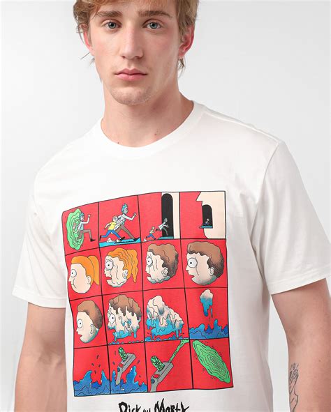 Camiseta Masculina Rick And Morty Branca Cartoon Network Fanlab Oficial