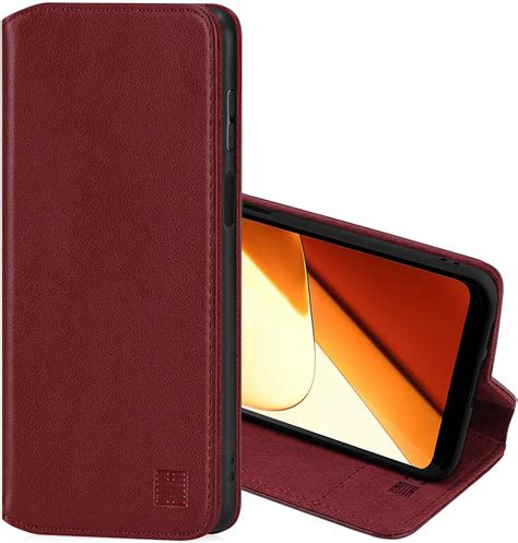 32nd Classic Series 2 0 Real Leather Book Wallet Flip Case Cover For Galaxy S23 Fe With Rfid