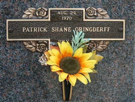 Patrick Shane Oringderff Find A Grave Memorial