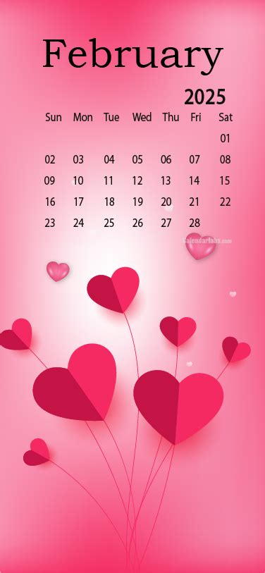 February 2025 Desktop Wallpaper Calendar - CalendarLabs