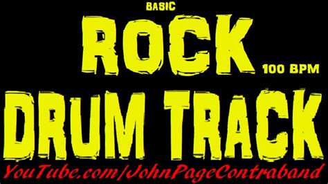 Rock Drum Track 100 Bpm Tool Jam Backing Track Free Youtube