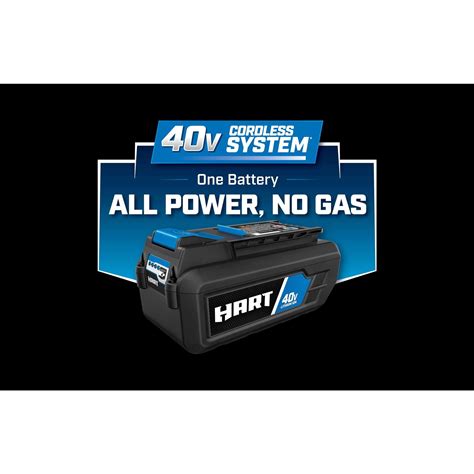 HART 40-Volt 20-inch Cordless Brushless Push Mower Kit - Home & Office