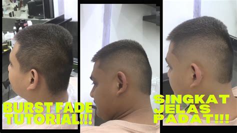 Burst Fade Haircut Belajar Pangkas Rambut Pria YouTube