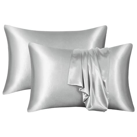 Set Of 2 King Size Satin Pillowcases Satin Pillow Sage Green Pillowcaseflourish Satin Pillowcase