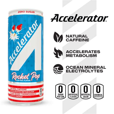 A Shoc Accelerator Rocket Pop Energy Drink Fl Oz Can Fl Oz Shipt