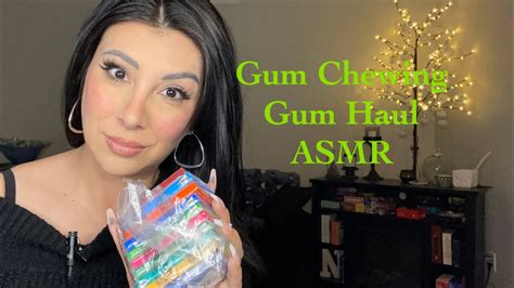 Gum Chewing Gum Haul Asmr Whispered Youtube