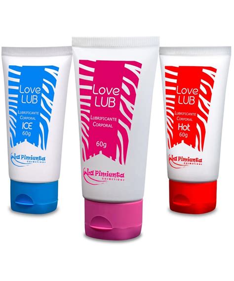 Lubrificante Love Lub Neutro Hot e Ice 60g La Pimienta Gel Lubrificante Íntimo La Pimienta