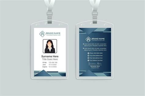 Modern Professional Id Card Design 26326286 Vector Art At Vecteezy