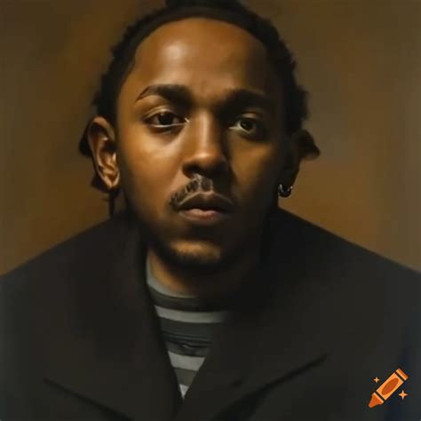 Kendrick lamar replacing albrecht dürer in self portrait on Craiyon