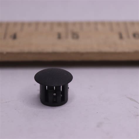 60 Pk Suiwotin Hole Plugs Flush Type Snap In Locking Plastic Black 10