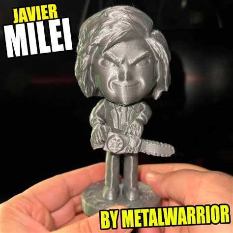 Stl File Javier Milei・3d Printer Design To Download・cults