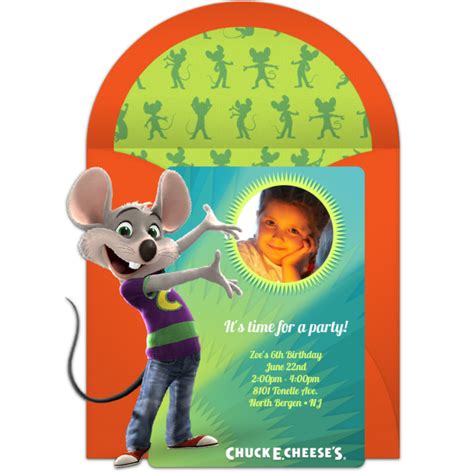 Customizable Free Chuck E Cheese S Spotlight Online Invitations Sexiz Pix