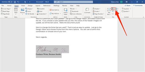 Microsoft Word Signature Template - Free Word Template