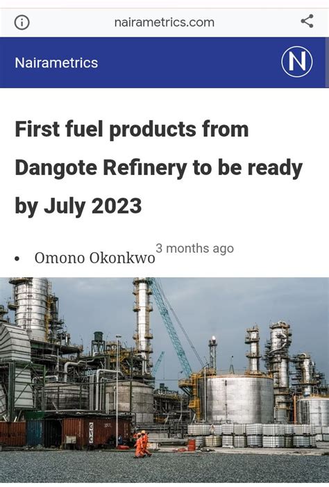 Port Harcourt Refinery To Be Completed December, Says FG - Politics ...