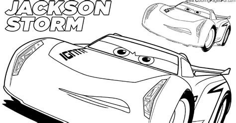 Jackson Storm Coloring Page Rcoloringpagespdf