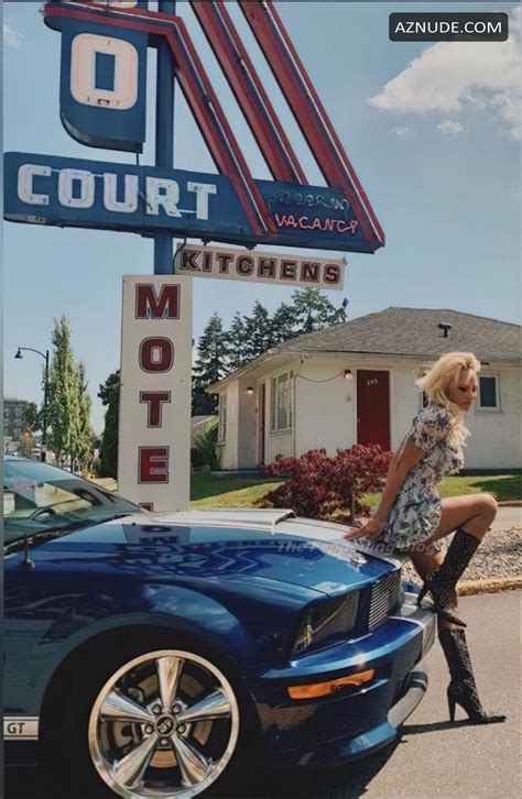 Pamela Anderson Sexy Poses In A Lingerie Photoshoot By Janet Adrienne