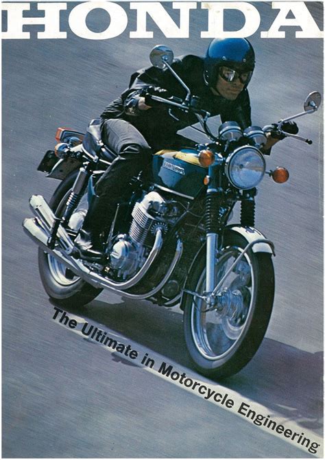 HONDA Brochure CB750 K0 CB750K0 1969 1970 Red Sales Catalog Catalogue