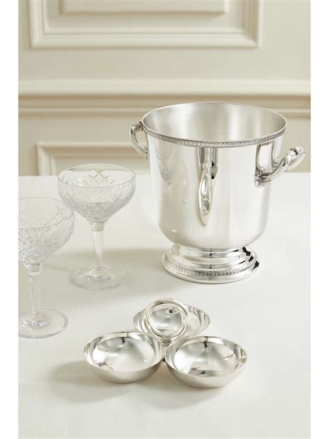 Christofle Malmaison Silver Plated Ice Bucket Net A Porter