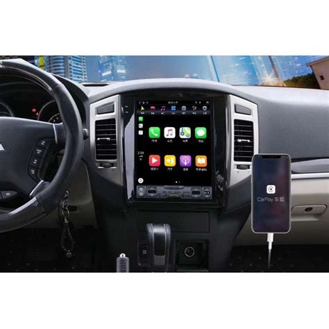 GPS Radio Head Unit TESLA Style ANDROID Mitsubishi Montero Pajero