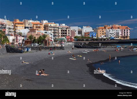 The Beach And Sea Front Of Puertito De Guimar In Tenerife Canary