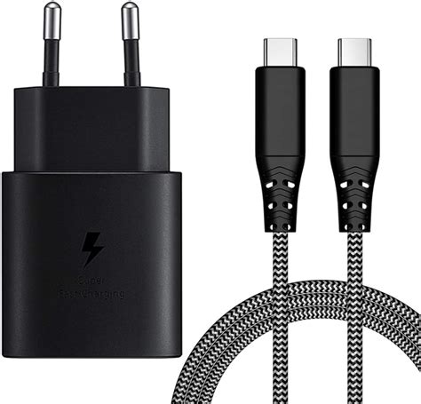 25 Watt Schnellladegerät Ladekabel für Samsung Galaxy S24 5g S23 S22