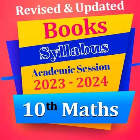 Cbse Class 10th Mathematics Syllabus 2024 25 Free Download 50 Off