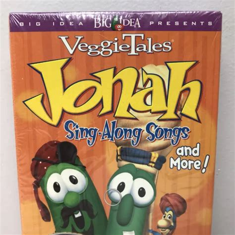 Veggietales Jonah Sing Along Songs Vhs Video Tape God Christian Green