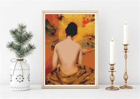 Back Of A Nude Cross Stitch Pattern William Merritt Chase Woman Cross Stitch Chart Https