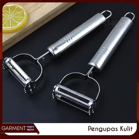 Jual Pisau Pengupas Kulit Buah Sayur Wortel Kentang Apel Stainless In