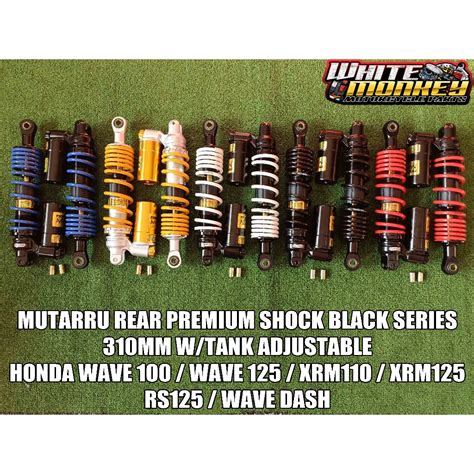 Mutarru Rear Premium Shock Black Series Mm W Tank Adjustable Honda